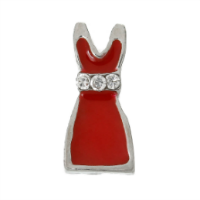 Little Red Dress with Crystal Accents