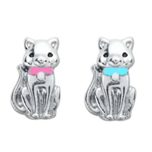 Pink or Blue Cat Charm