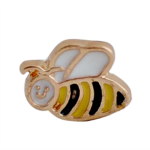 Gold Buzzy Bee Charm