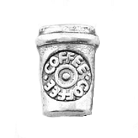Silver Starbucks Coffee Cup