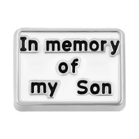 In Memory of My Son Charm