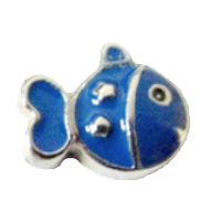 Cute fish - Silver & Blue
