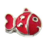 Cute fish - Silver & Red